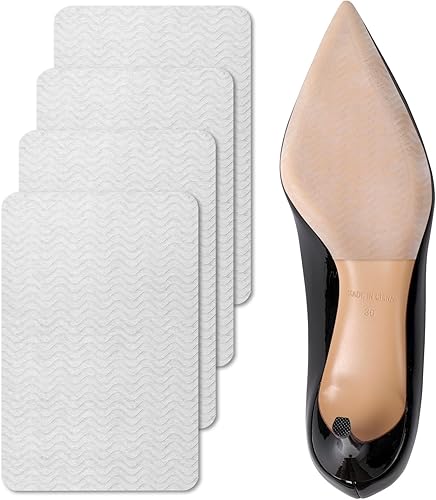 Protector de suela para zapatos de tacón alto, protector de la parte inferior del zapato y protector de suela, almohadillas antideslizantes para
