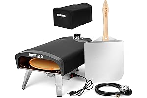 Presto Pizzazz Automatic Rotating Pizza Oven for Speedy Outdoor Pizza Perfection