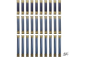 Convenient Kiss Clasp Bulk for Various Purposes: Tsnamay 30Pcs Metal Flex Frames in Brown