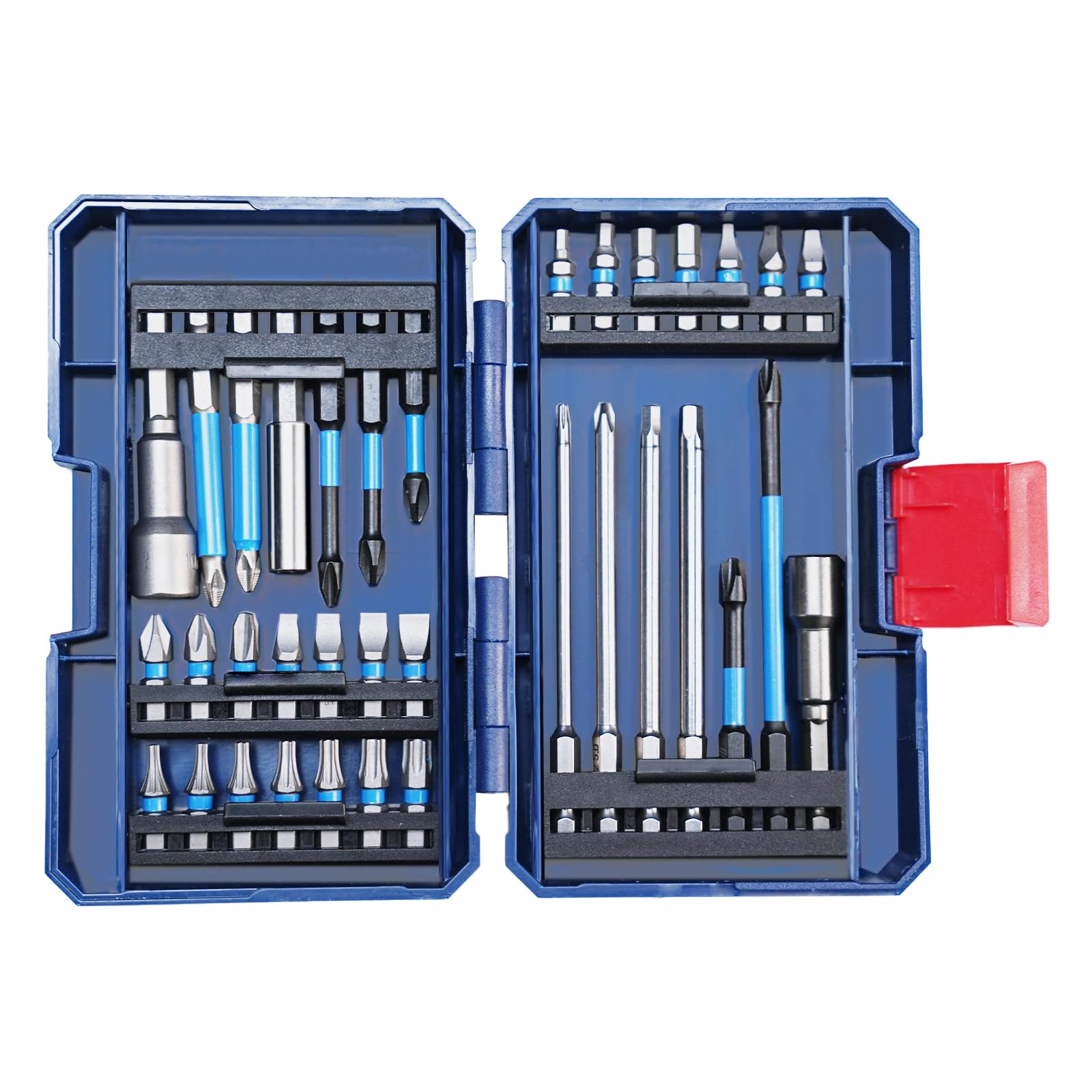 NAWIN Impact Driver Bit Set,35 Piece Screwdriver Bit Set,Impact Tough Screwdriving Bit Set