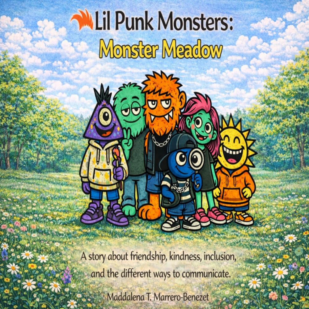 Lil Punk Monsters: Monster Meadow: A story about friendship, kindness, inclusion, and the different ways to communicate.