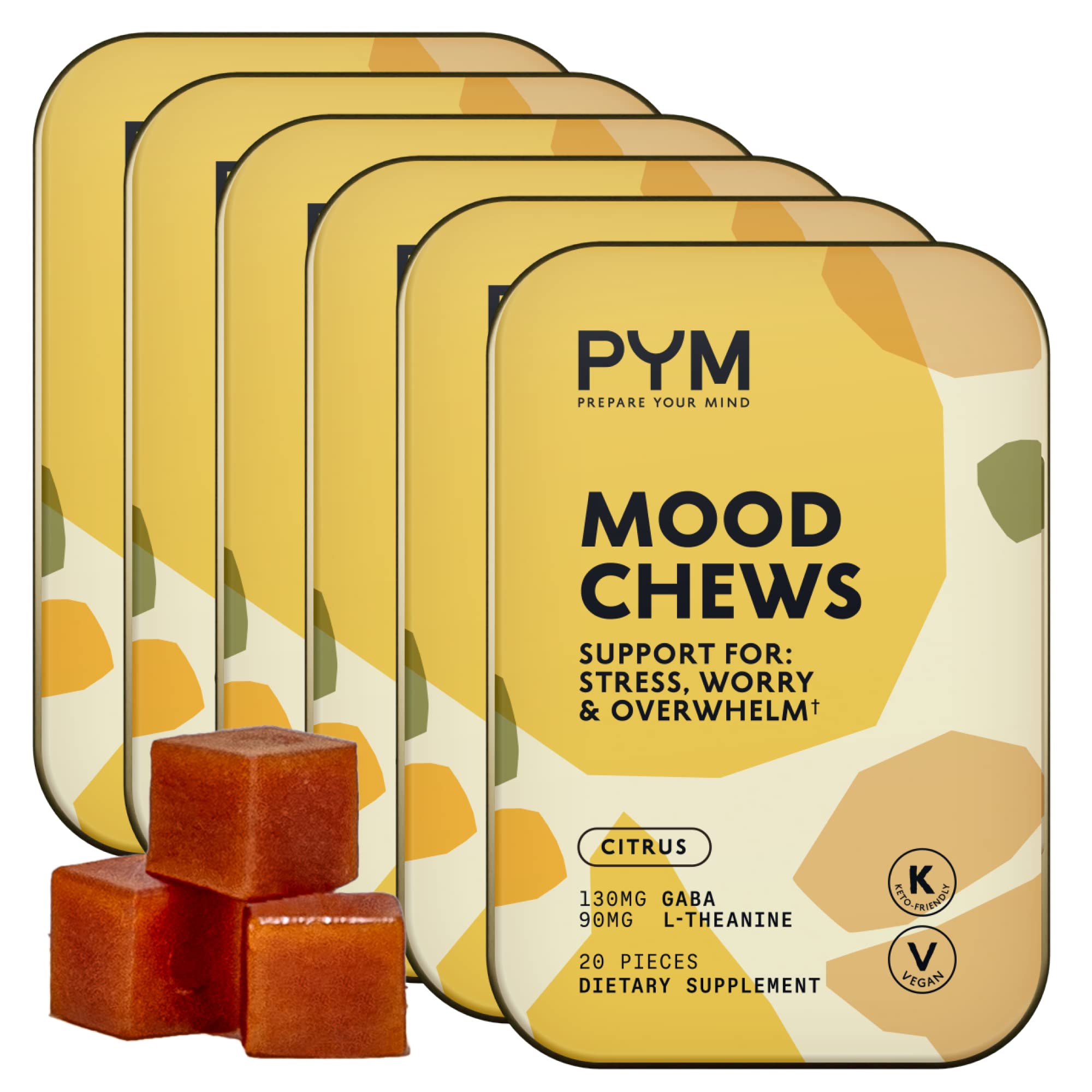 PYM Berry Mood Chews (20 Count) | Stress & Mood Support Supplement — Amazon image 10