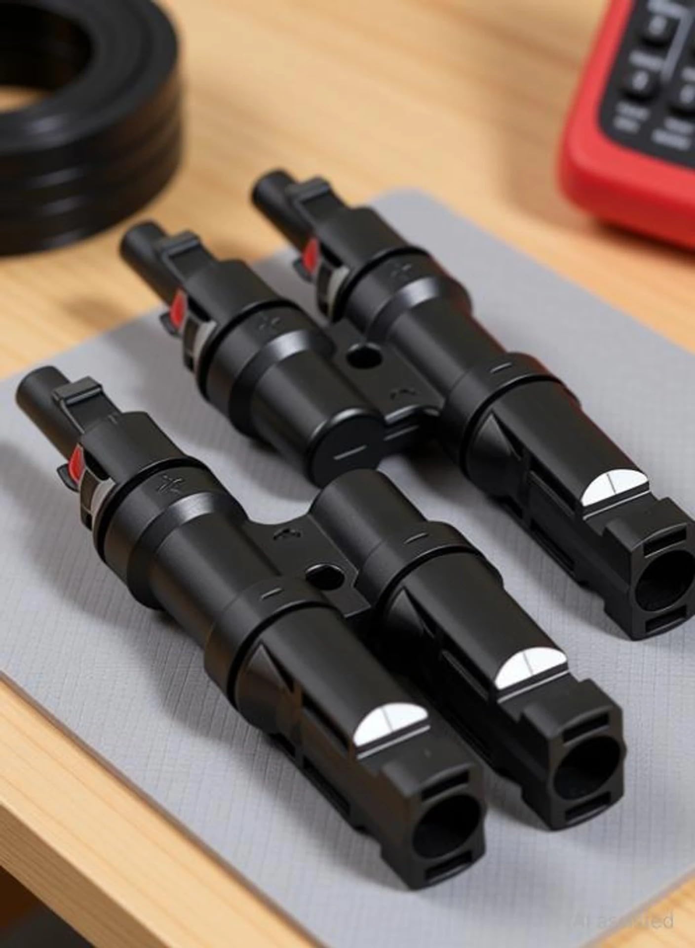 J.S.A. Enterprises 2 in 1 Y Branch Solar Connector Kit for Solar Panel Extension (1+1 Pair)-picture-42