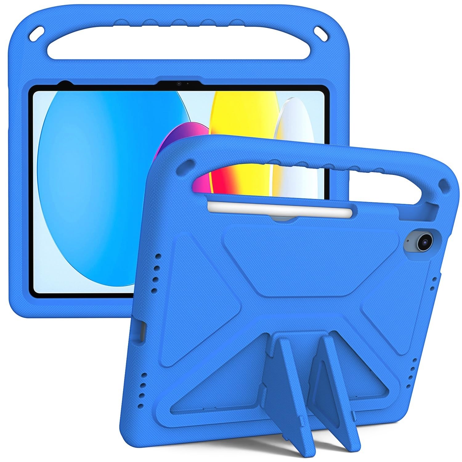 Étui iPad 11e Génération A16 2025 Protection Enfant Antichoc avec Support - 7