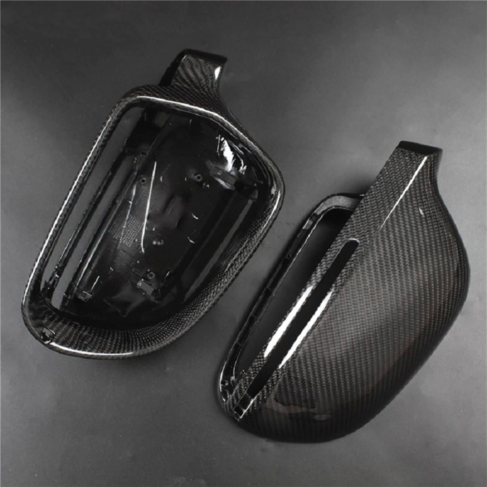 Coque rétroviseur Audi Q3 carbone véritable 2012 2013 2014 2015