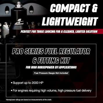 Aeromotive Pro-Series EFI Fuel Pressure Regulator & Fitting Kit - 13110