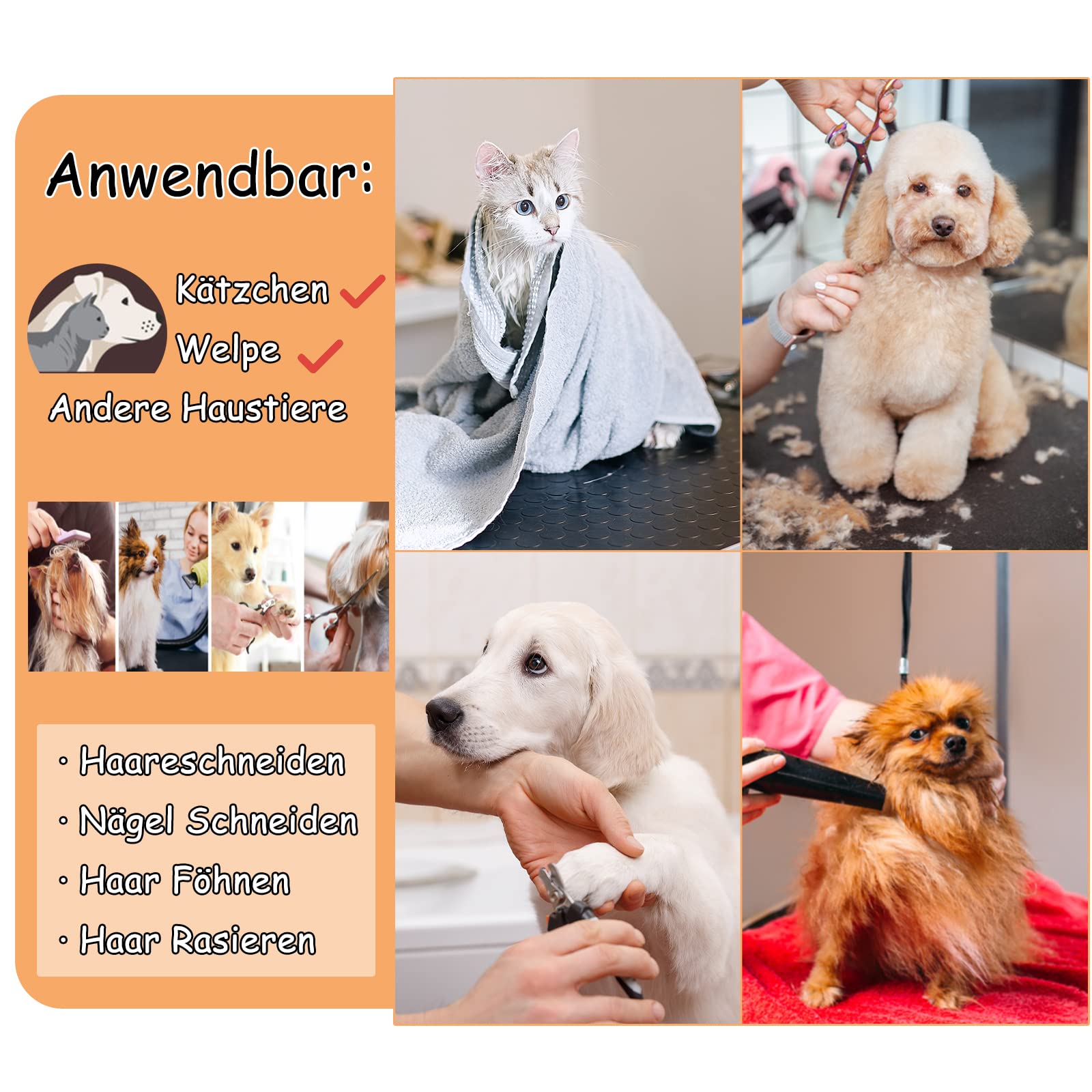 NAIZY Höhenverstellbarer Trimmtisch Für Hunde & Katzen – 113x60x174 Cm, Bis 100 Kg – Mit Unterkorb & Schlingen