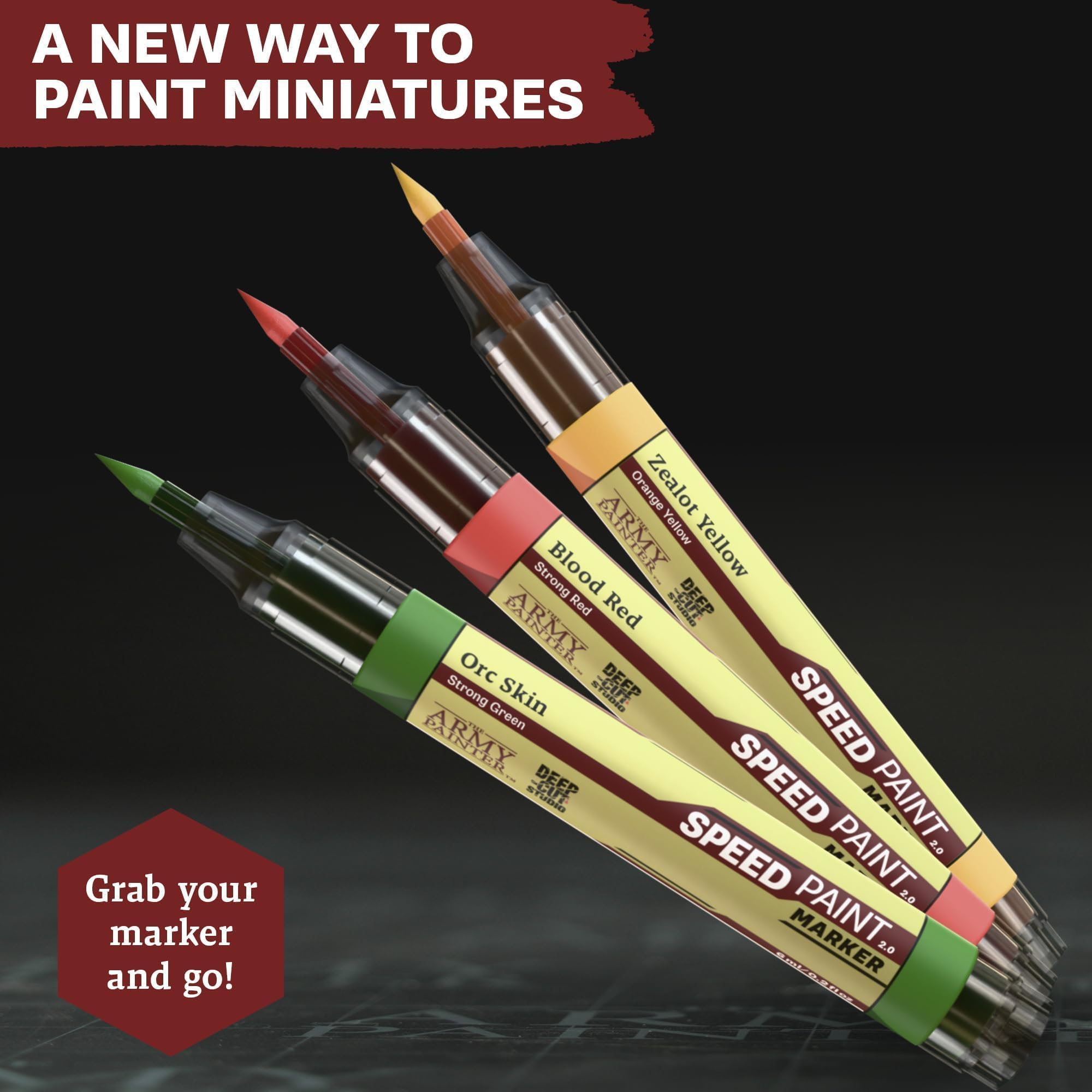 Amazon.co.jp: The Army Painter、Speedpaintマーカー入門セット、6ml