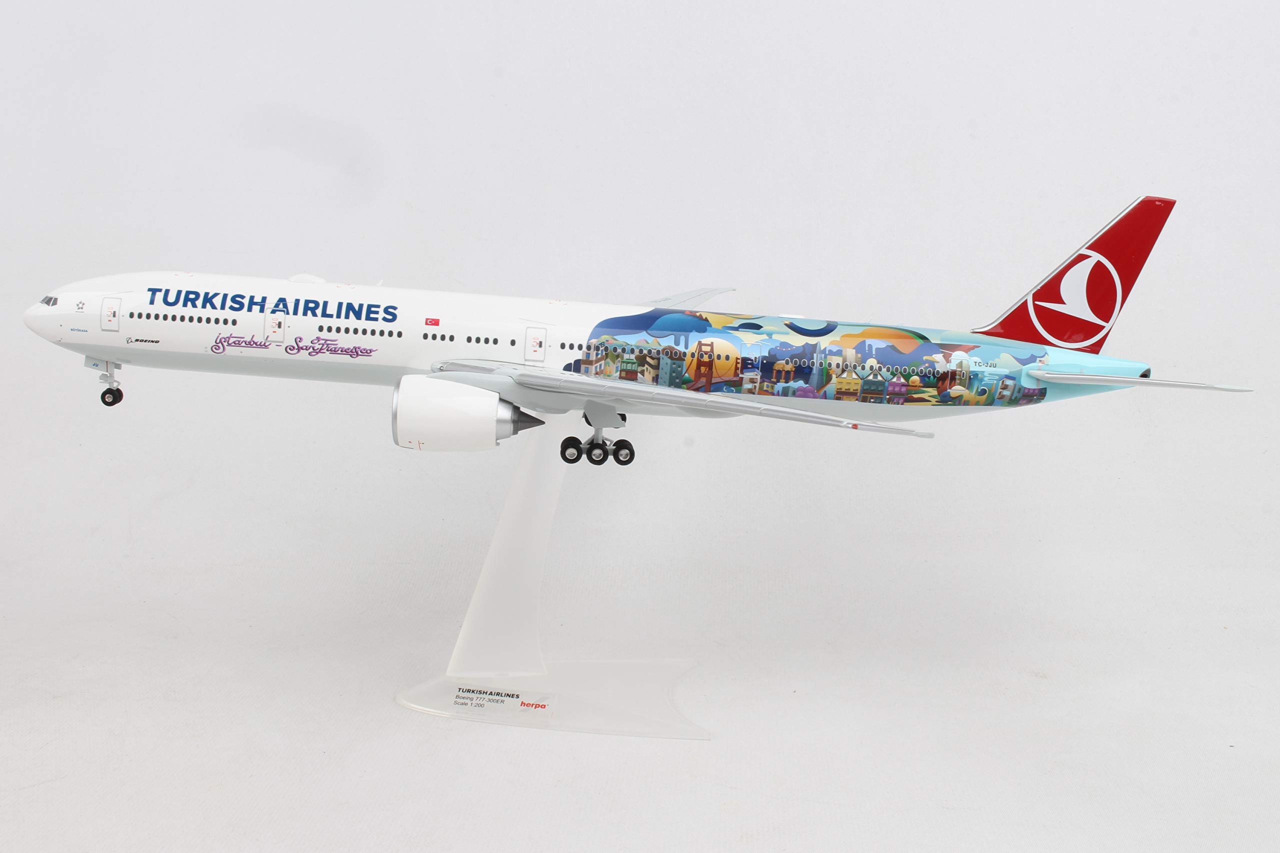 航空機・ヘリコプター herpa Turkish Airlines 1/200 Amazon | herpa wings 1/200 777-300ER トルコ航空