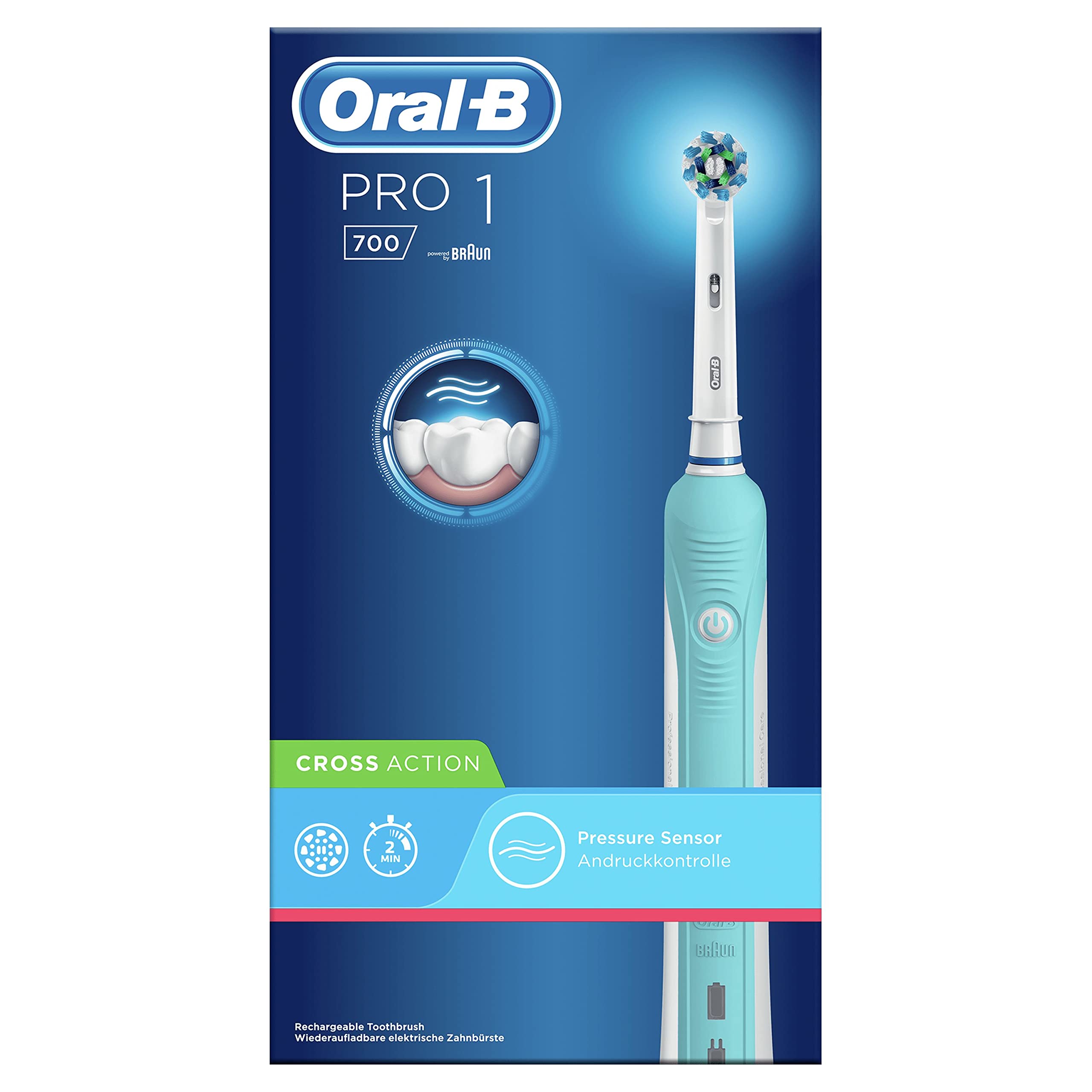 Oral-B PRO 700 Cross Action Brosse à Dents Électrique par Braun