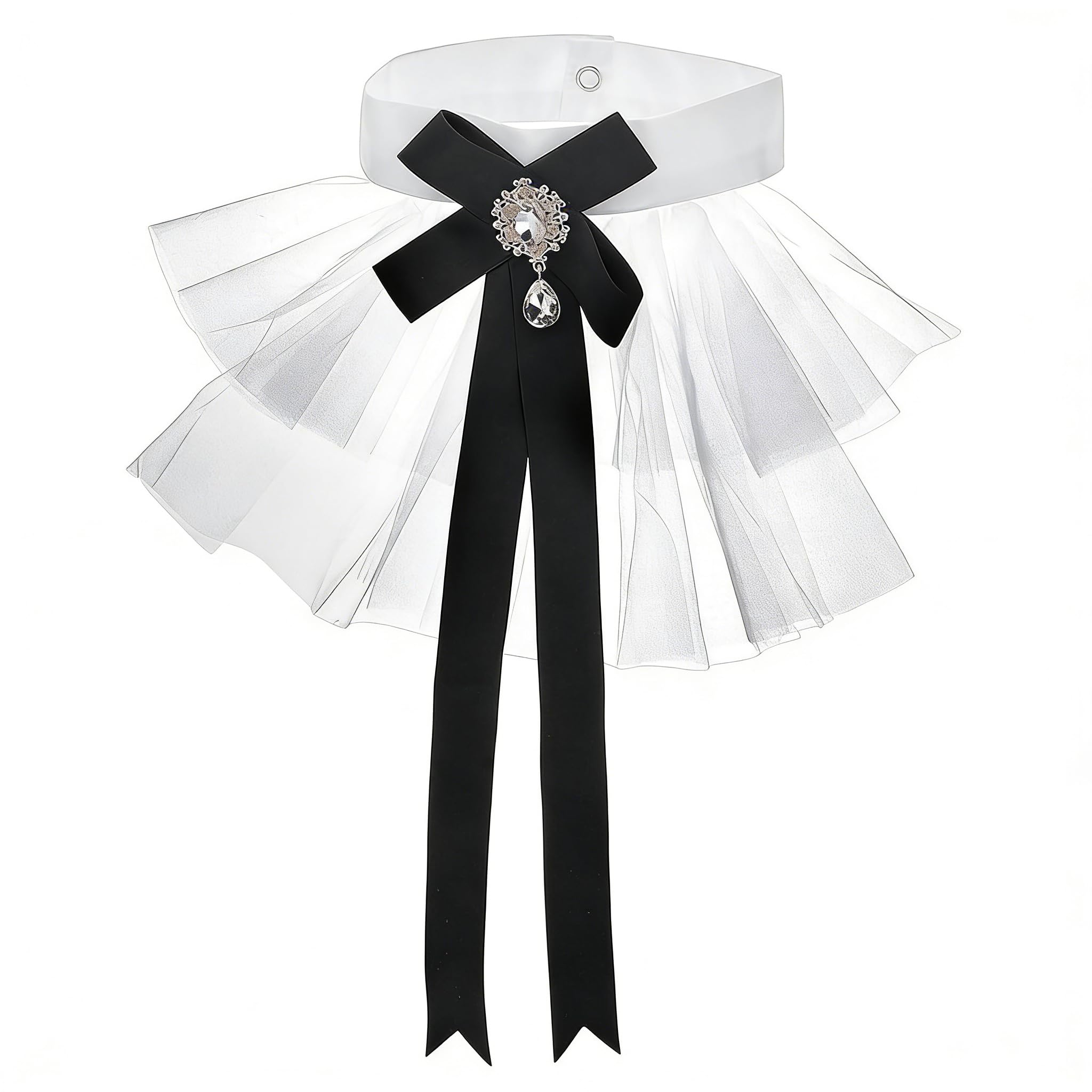 NBEADS Vintage Jabot Collar