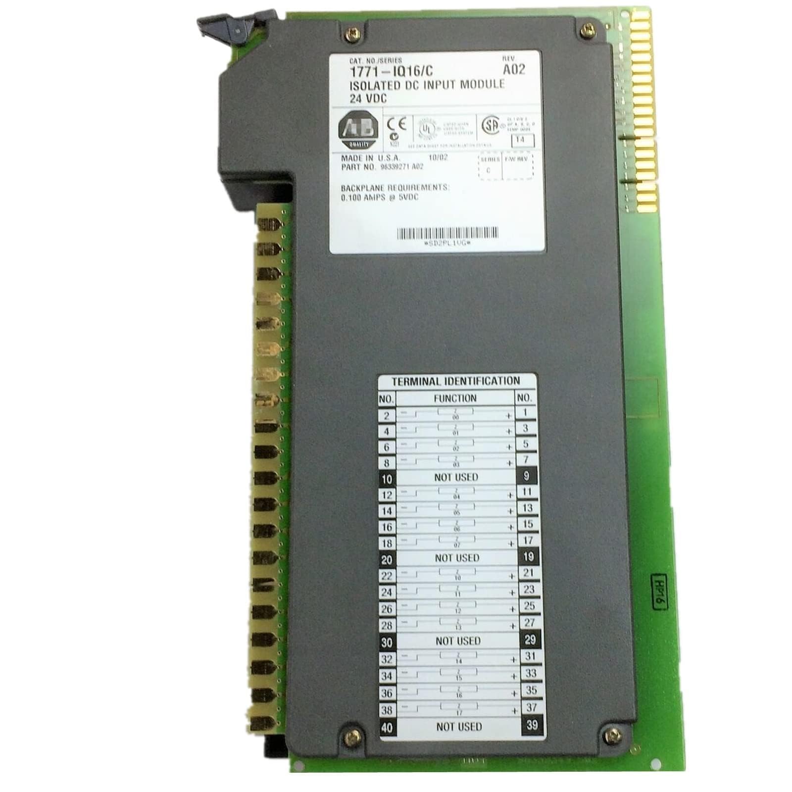 OGQNPJJCJ 1771-IQ16 DC Input Module 1771IQ16 PLC Module Sealed in Box