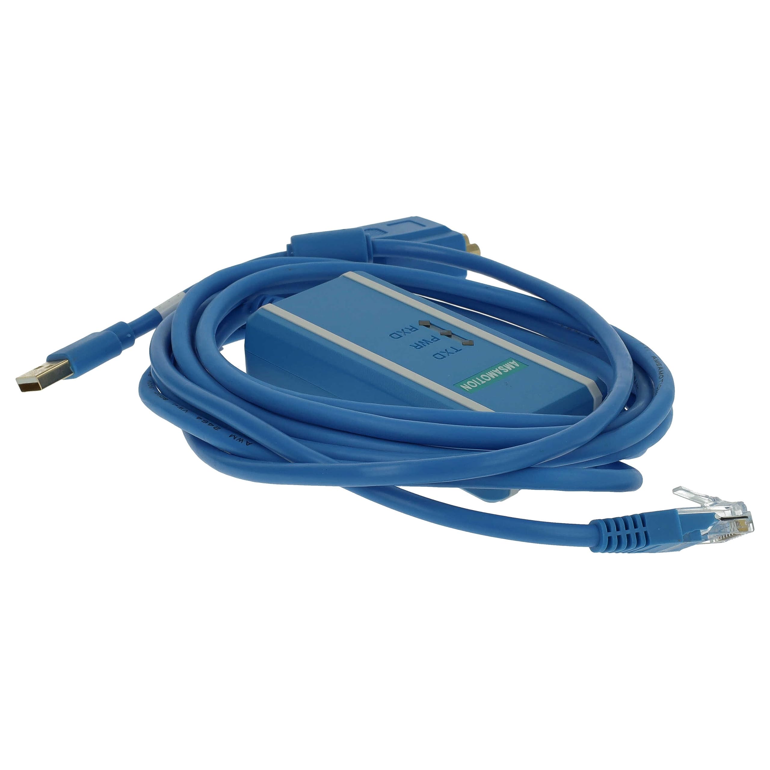 vhbw Cavo di programmazione USB sostituisce USB-1747-UIC per radio + CD driver, blu