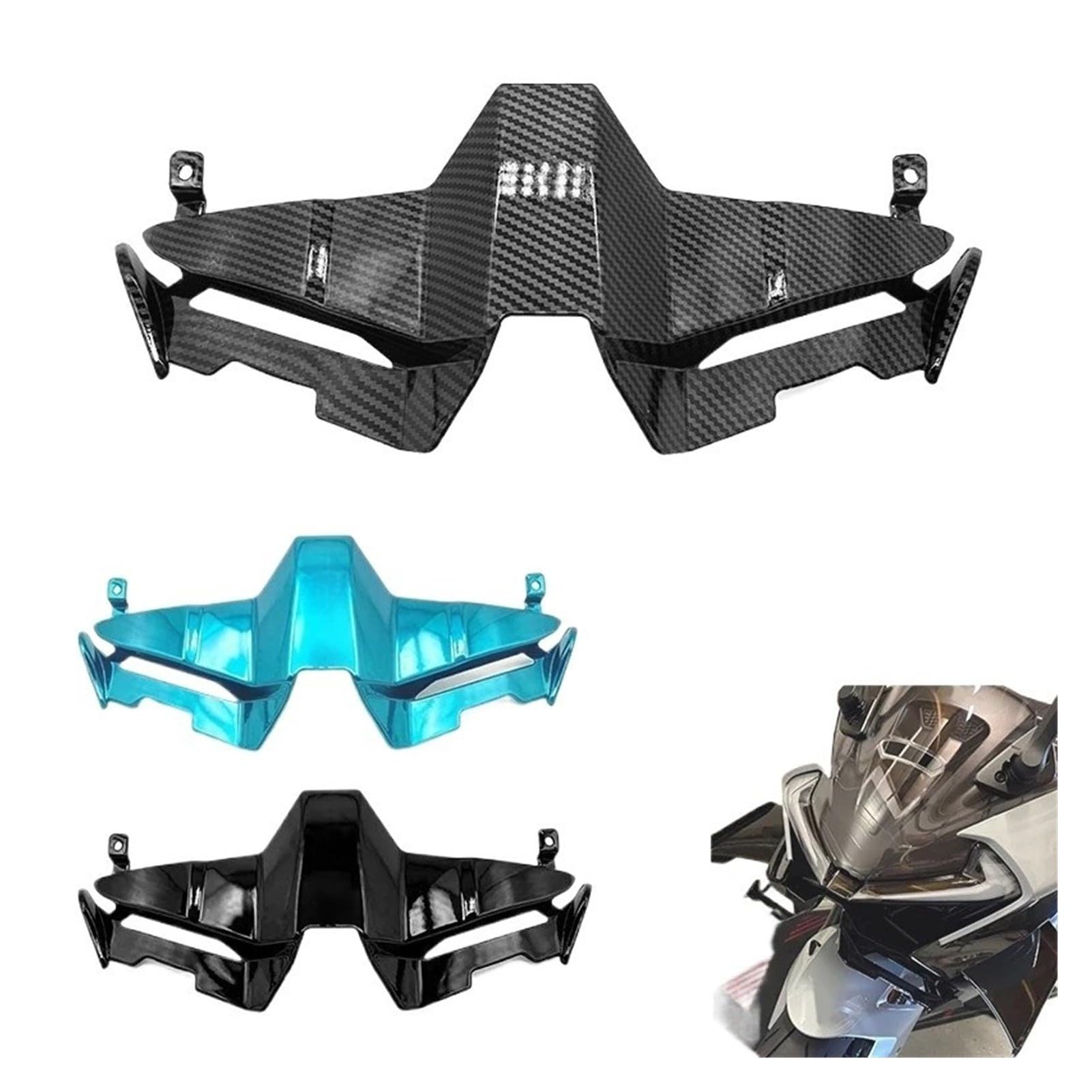Copertura for alettone anteriore for moto