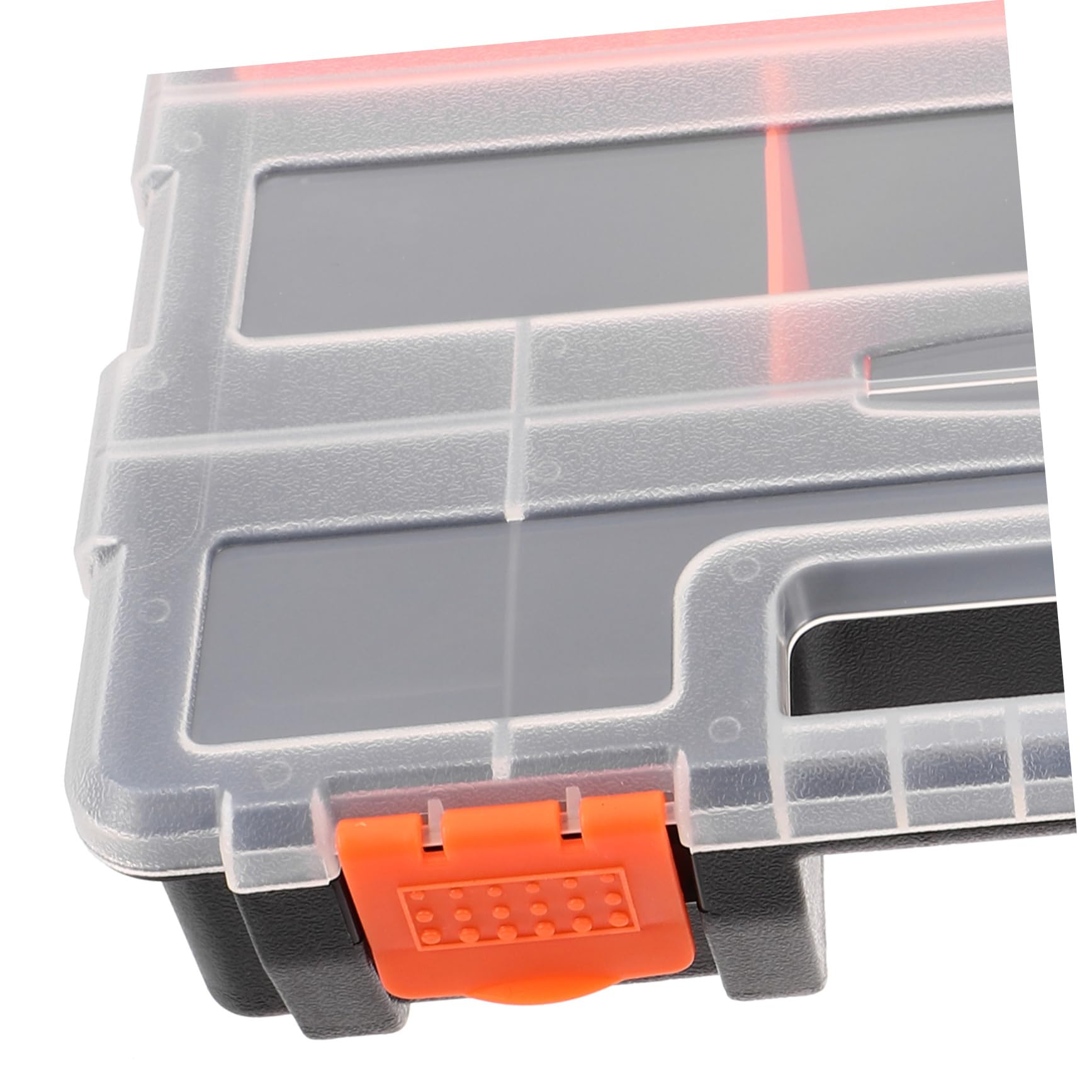 Veemoon Caja Organizadora de Tornillos Compartimentos de Plástico, Fácil Transporte y Almacenamiento para Garaje, Cobertizo, Closet, Adecuado para Tornillos, Piezas Pequeñas y Componentes