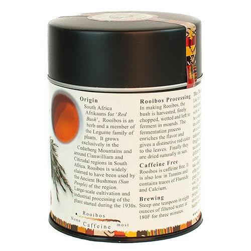 Miniatura 2 de The Tao of Tea Té Rooibos hoja suelta lata de 4 onzas