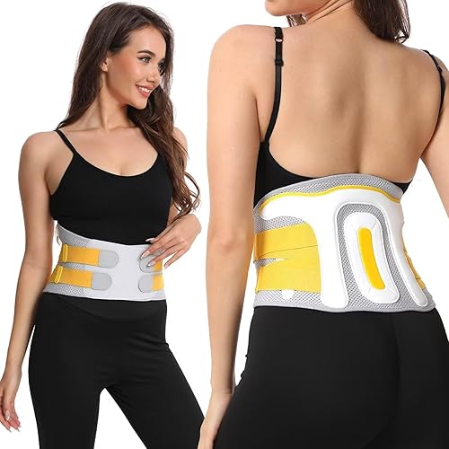 Back Brace for Lower Back Pain Women/Men, Back Support, Comfortable, Breathable, Skin-friendly, Soft, 3D Knitting, for Scoliosis, Sciatica, Herniated Disc