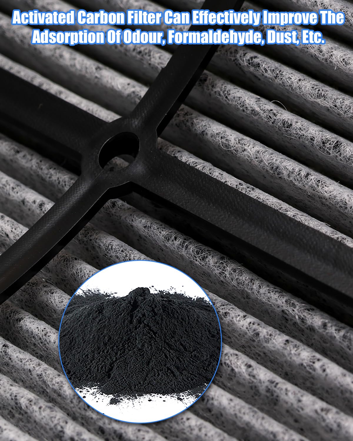 Filtro di ricambio 2 in 1 compatibile con depuratore d'aria Dyson HP04 TP04 DP04 PH04 HP09 TP09 HP07 TP07 PH03 PH01, Filtri Hepa Carboni Attivi, alta efficienza H13 Grade True Filtro HEPA