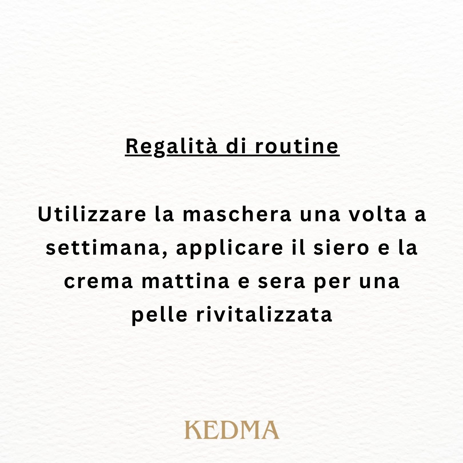 Kedma - Set Cura Viso Royalty - Maschera Sauna, Siero Attivo, Crema Rassodante - 3 Prodotti