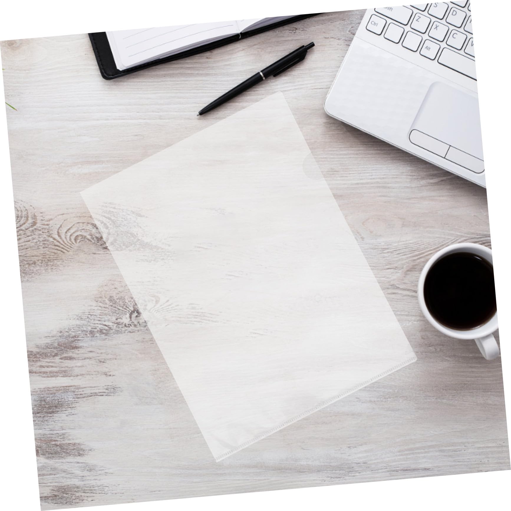 100 pièces Dossiers Transparente Pochettes Plastique Résistantes Étanches pour Documents Bureau École Rangement Organisé