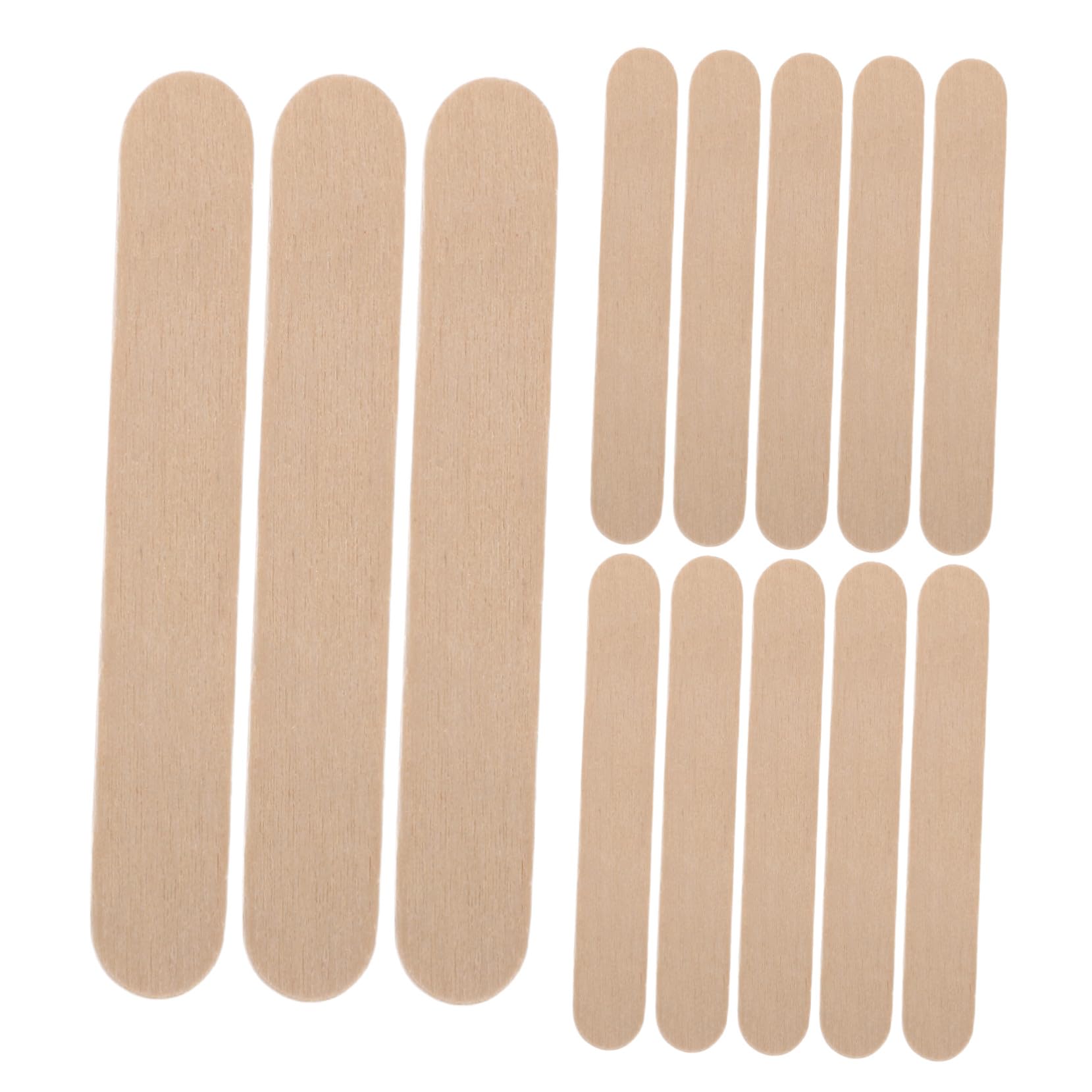 Holibanna 1000 Palitos De Madera Natural Para Helado Para Encerar Para Manualidades Pequeños Y Largos