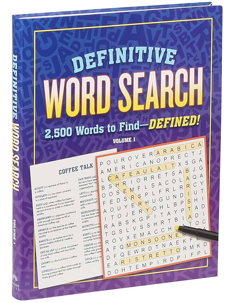 Amazon.com: Definitive Word Search Volume 1: 2,500 Words to