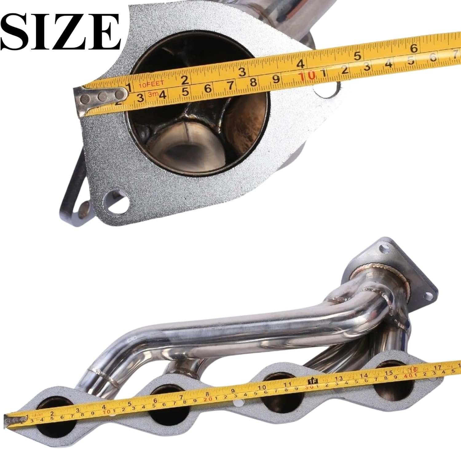 Exhaust Headers For 2002-2006 Chevy Avalanche 1500, For 1999-2006 Chevy Silverado 1500, For 2000-2006 Chevy Suburban 1500, For 2000-2006 Chevy Tahoe, For 1999-2006 GMC Sierra, For 2001-2006 GMC Yukon