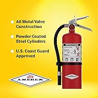 Vista 1 de Amerex 3-A:40-B:C 5 lbs. Extintor químico seco ABC