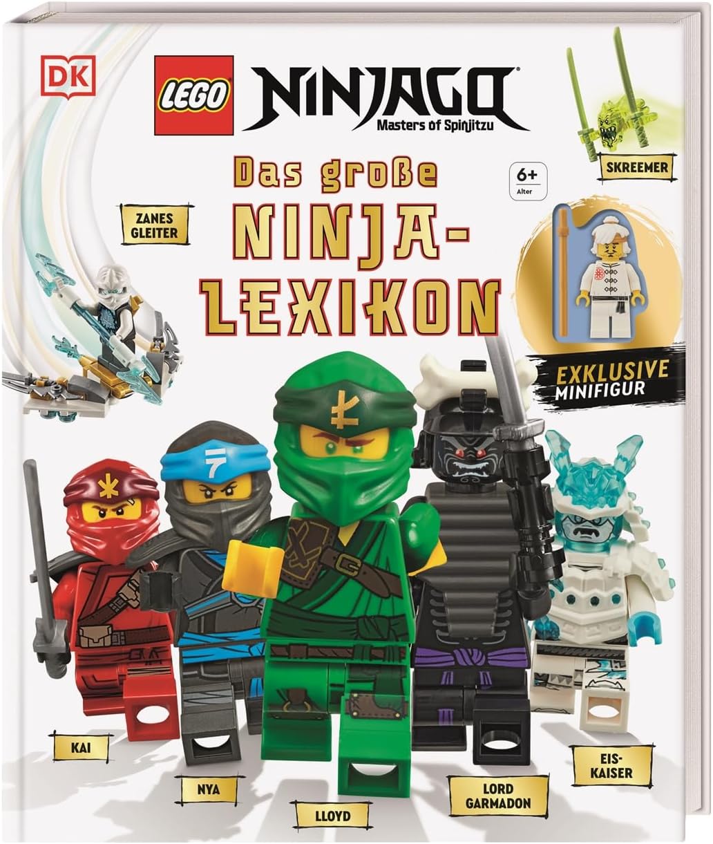 LEGO® NINJAGO® Das große Ninja-Lexikon: Mit exklusiver Minifigur Hardcover – 1 Oct. 2019