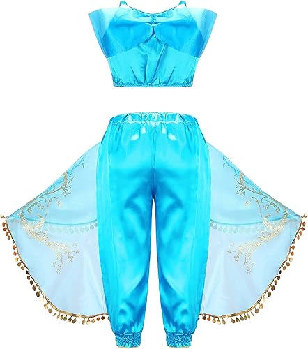 Miniatura 2 de Mecamelon Disfraz de princesa árabe, disfraz de Halloween para niñas