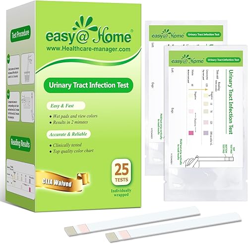 Miniatura 10 de Easy@Home 10 Bolsas Individuales de Tiras de Prueba para Infección de Tracto Urinario FSA Elegibles, Kit de Prueba de Orina UTI para Análisis