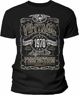 47th Birthday Gift for Men - Vintage 1978 Aged to Perfection - 47th Birthday Shirt