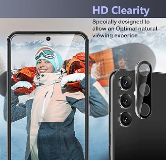 Privacy Screen Protector for Samsung Galaxy A54 5G with Camera Lens Protector[2+2 Pack], Anti-Spy Tempered Glass Film,9H Hardness,Anti-Scratch