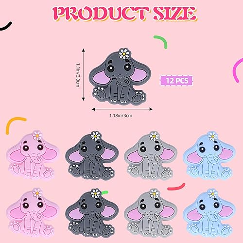 Miniatura 8 de WEWAYSMILE 12 cuentas de silicona para el Día de San Patricio, cuentas focales de silicona para bolígrafos, cuentas a granel utilizadas para