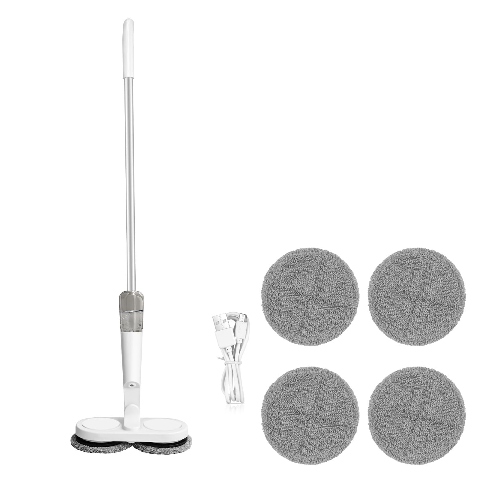 Balai électrique sans fil réservoir 200ml pour carrelage et parquets