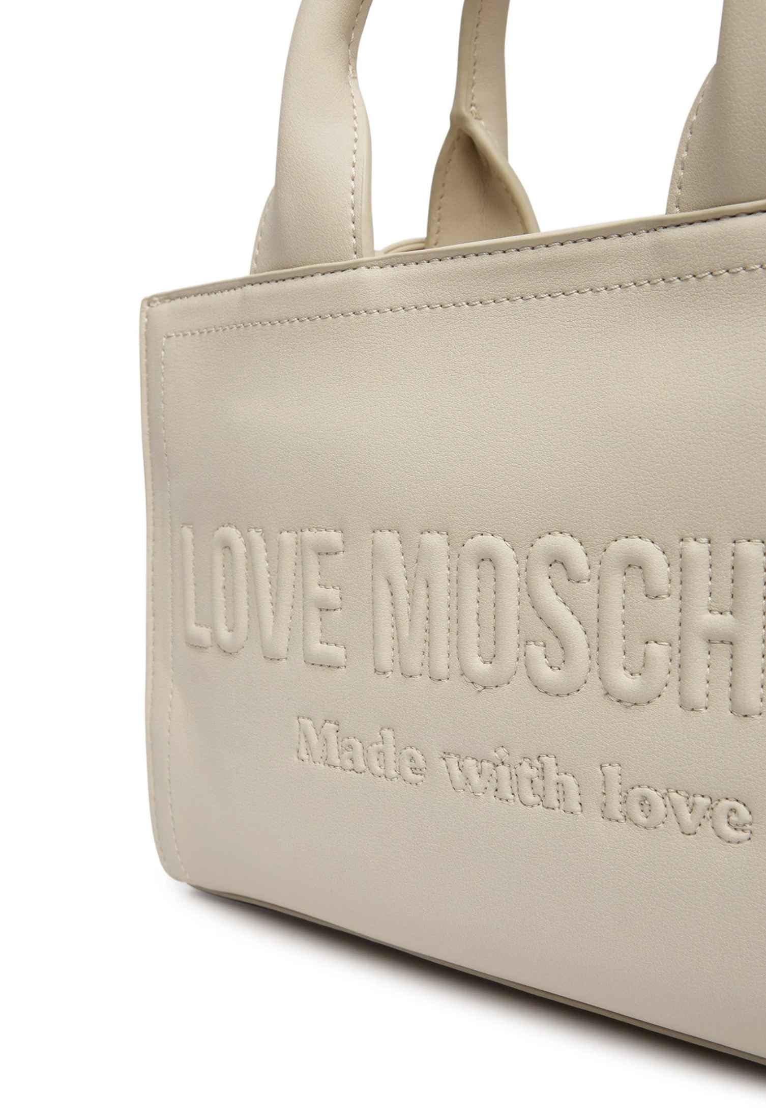 Love Moschino JC4044PP1OLE0110, hecho a mano, para mujer, marfil, única, blanco perla (ral 1013), Talla única