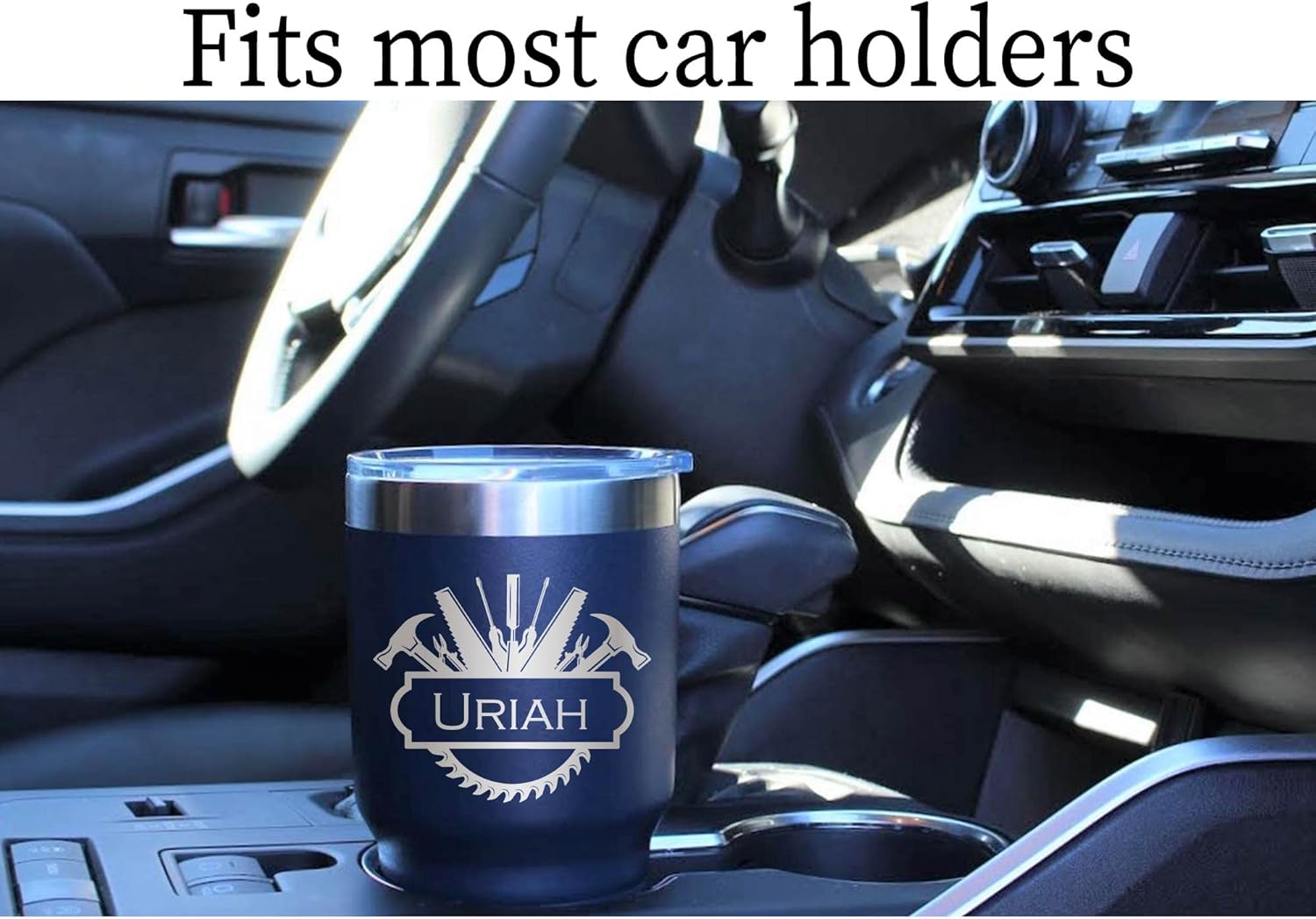 AVITO Personalized Construction Gift - Laser Engraved - Vacuum Insulated - 30 oz Tumbler with Lid - Carpenter Tumbler - Roofer Cup - Gift for Contractor - Construction