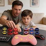 14Pcs Analog Thumb Grip Stick Cover, Wireless Controllers Game Remote Joystick Cap, Fantastic Non-Slip Silicone Handle Protection Cover for PS5/PS4/Xbox one/360/NS PRO