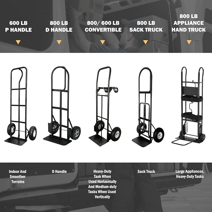 Carretilla manual Olympia Tools 800 lb para electrodomésticos miniatura 6