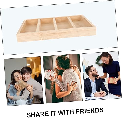 Miniatura 5 de PACKOVE 2 Pcs Glasses Tray Jewelry Trays Organizer Eye Glasses Display Tray Eyewear Retail Display Tray Wooden Serving Trays Drawer Tray Eyeglasses