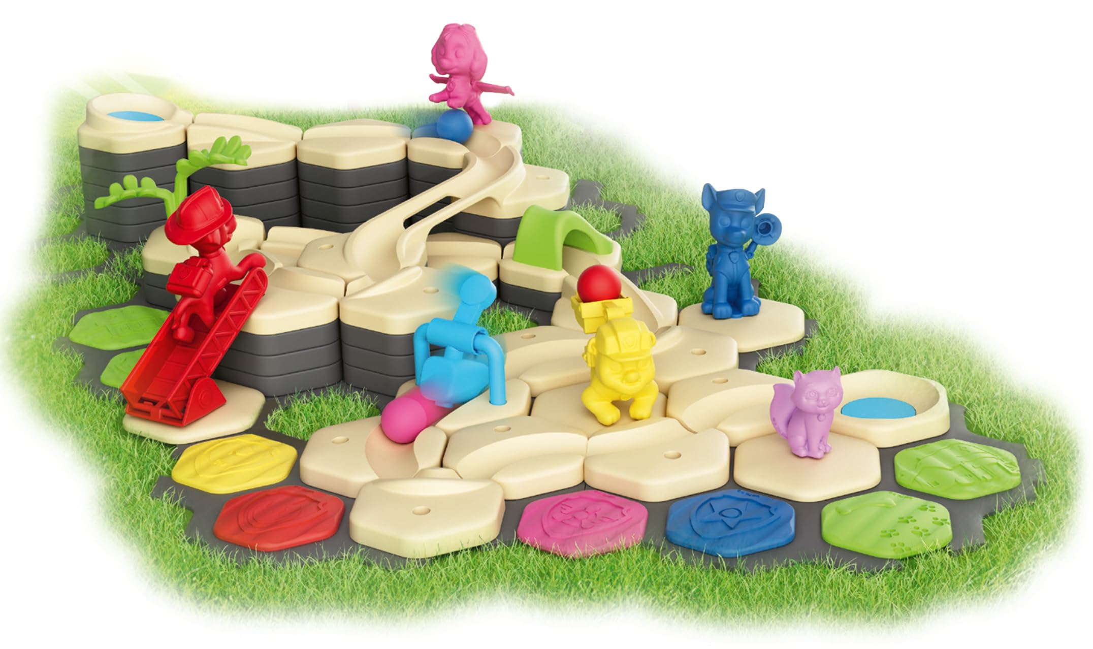 Ravensburger GraviTrax Junior PAW Patrol Starter-Set L 12020006 - Kugelbahn ab 3 Jahre - Murmelbahn und Konstruktionsspielzeug für Kinder - PAW Patrol Geschenk für Jungen und Mädchen