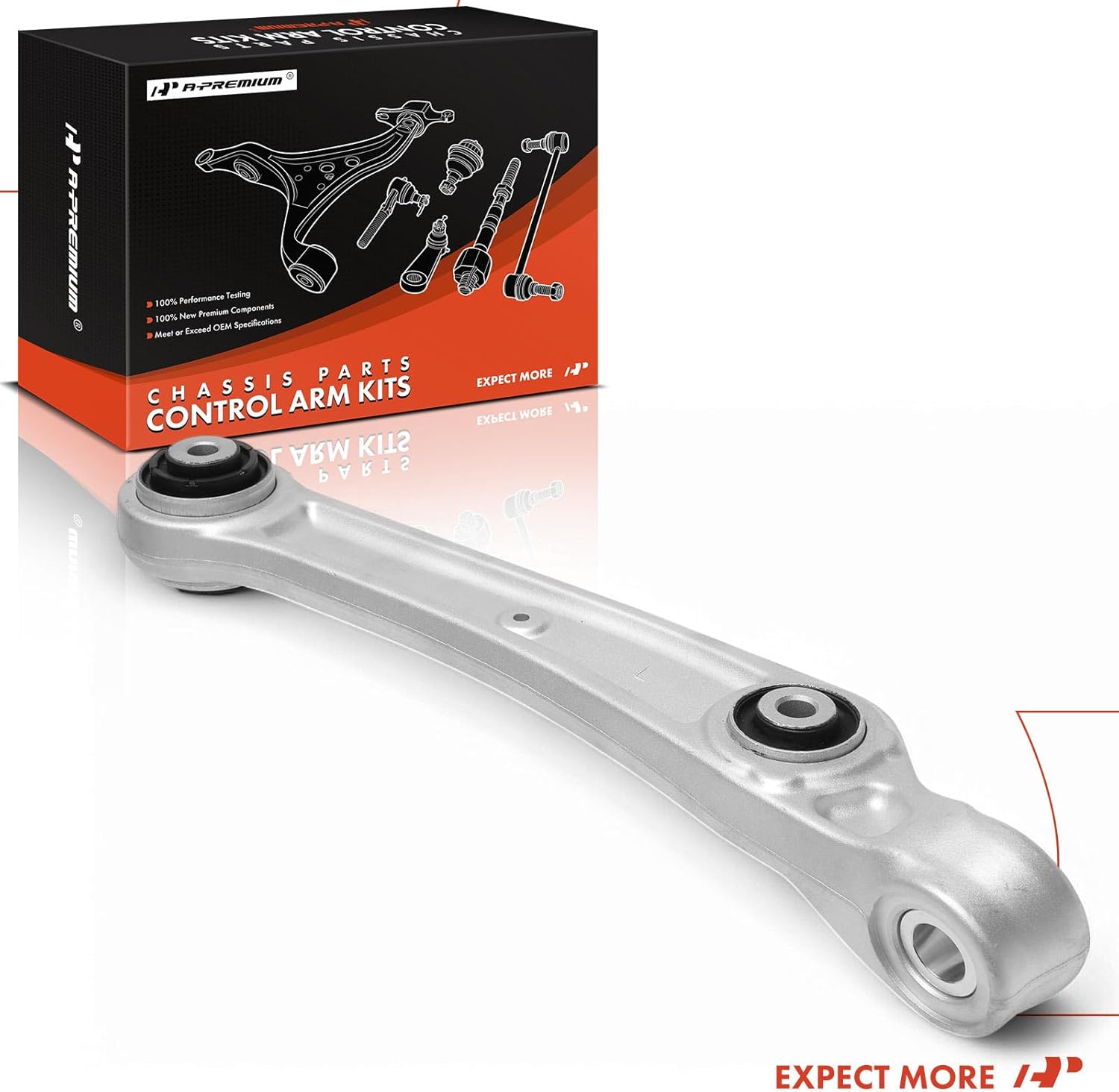 A-Premium Front Left Forward Lower Control Arm, with Bushing, Compatible with Audi Q5 2018-2023, Q5 PHEV 2020-2023, A6 allroad 2020-2023, A6 Quattro 2019-2023, S6, SQ5, Q5 A7 S7 SQ5 Sportback