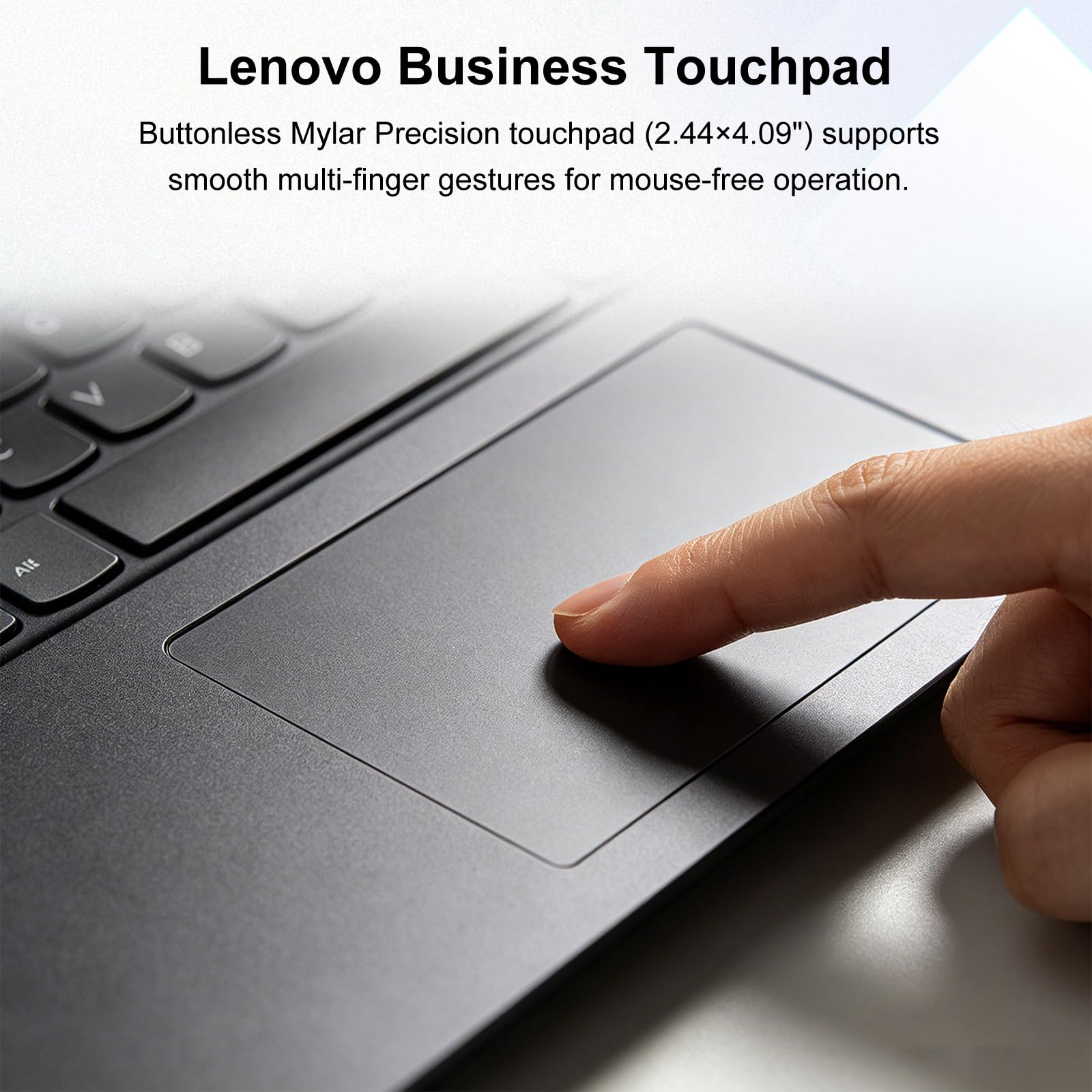 Lenovo V15 Gen 5 15.6" FHD Business Laptop, 12GB DDR5 RAM, 512GB di archiviazione, Intel Core i3 6-core CPU, W11 Pro, Ethernet RJ-45, AI Copilot Key, Webcam w/Shutter, Security Chip Discrete TPM 2.0