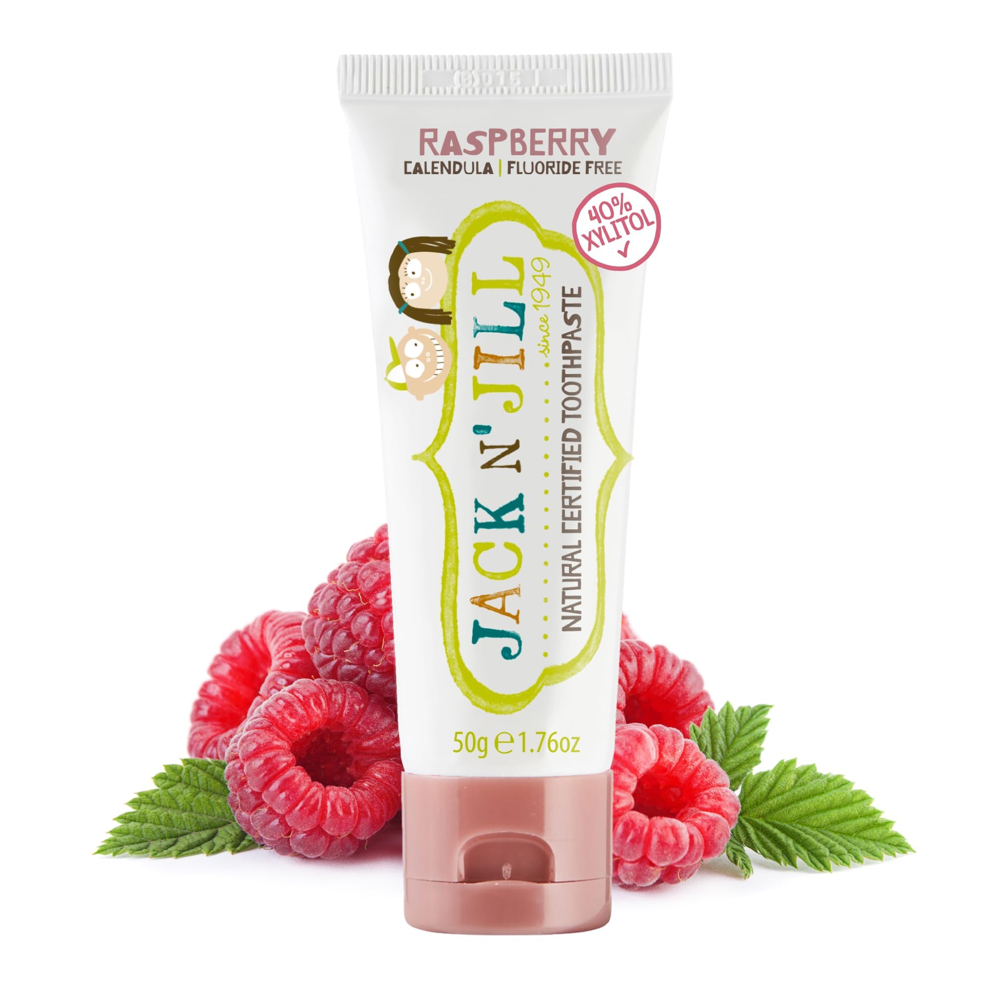 Jack and Jill Jack N' Jill Natural Toothpaste Organic 50g - Raspberry-image-5
