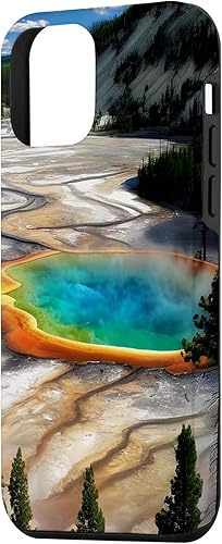 Miniatura 2 de Funda de vacaciones de verano para iPhone 12 mini Yellowstone National Park Rainbow geysers