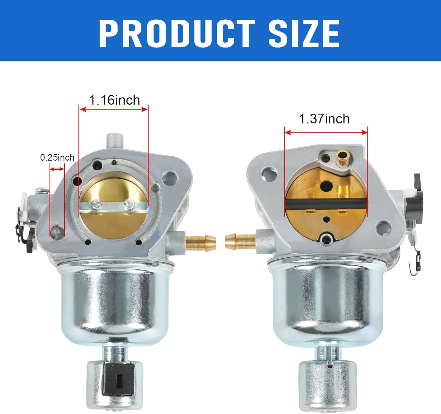 15004-0985 Carburetor Replacement For Kawasaki FR651V FS651V FR691V FS691V Engine, Include Air Filter, Fuel Pump, Replace 15004-0828 15004-0986
