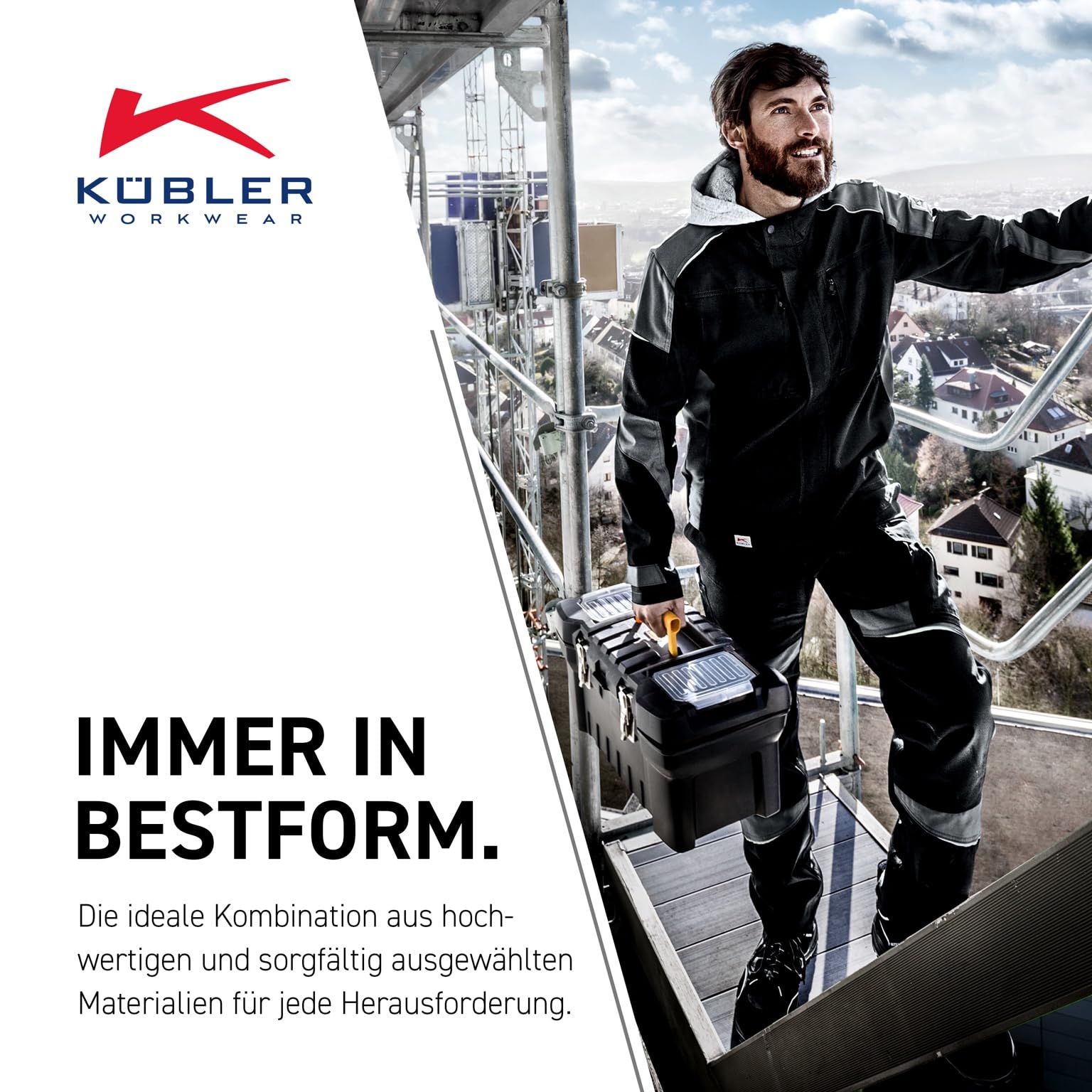 KÜBLER Workwear Herren Shorts Bermuda Shorts (1er Pack)