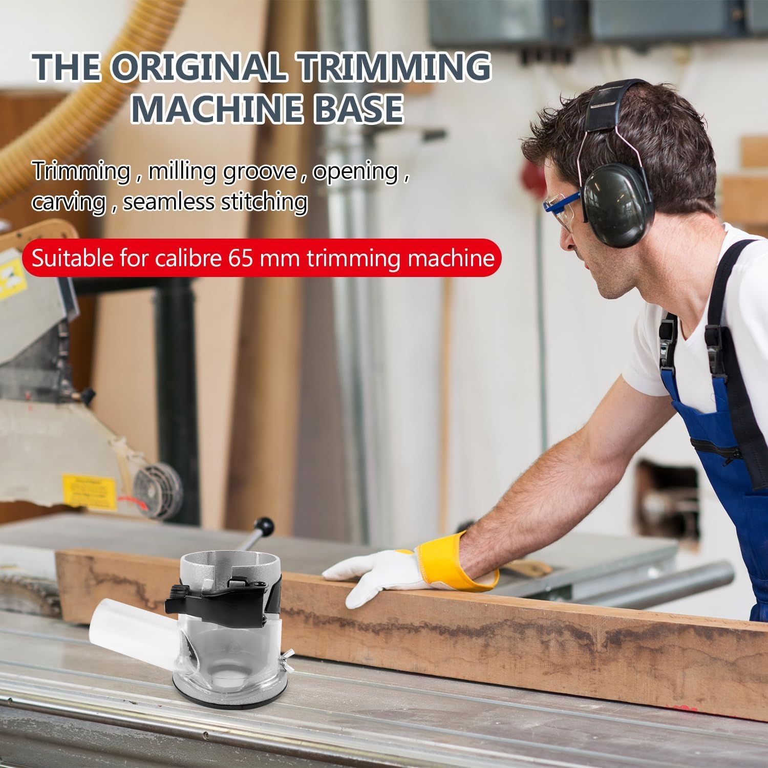 Trimmer-Basis Aus Aluminium Mit Staubschutz – Für Sauberes Arbeiten & Schnelle Wärmeableitung