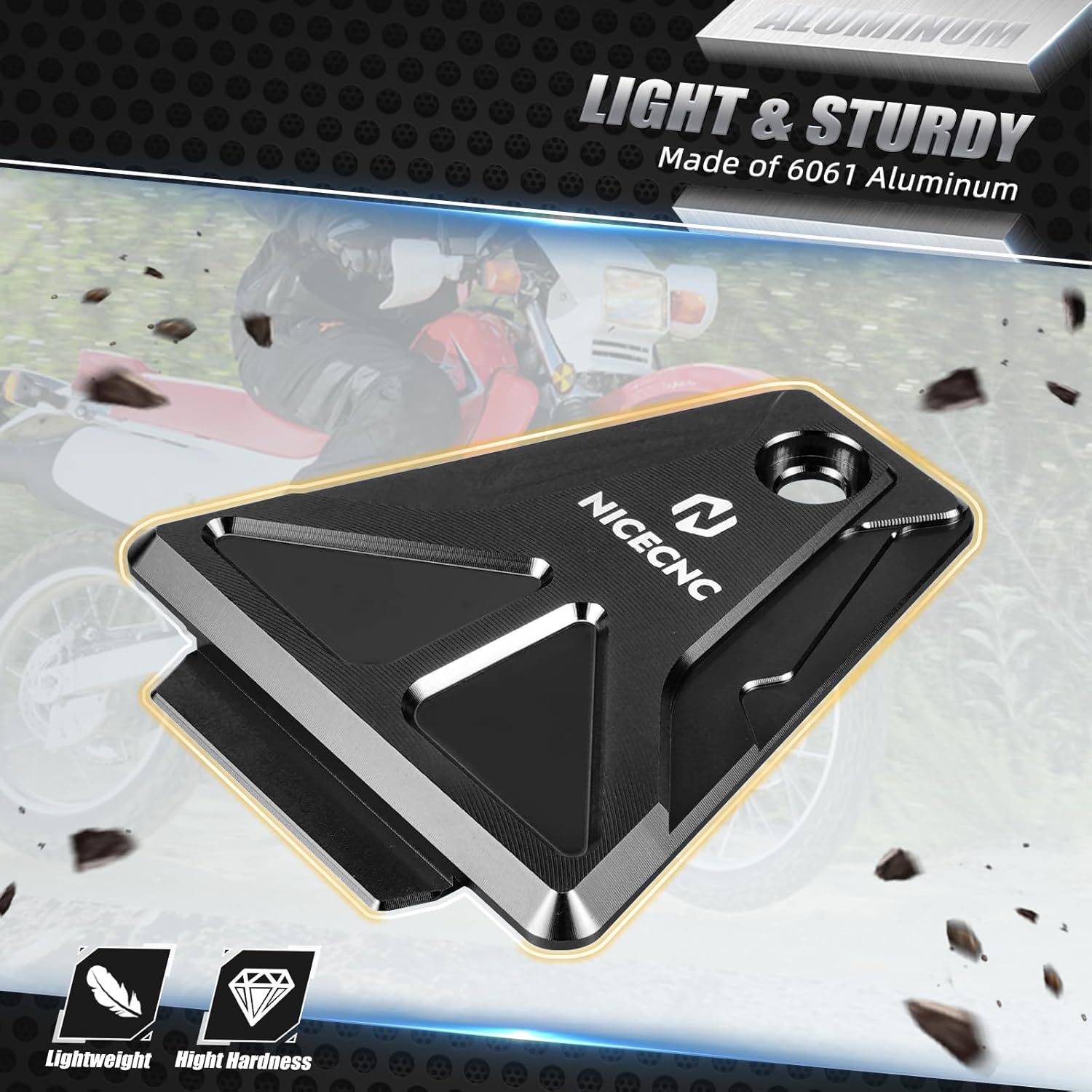 NICECNC Horn Cover Gap Cover & Battery Lock Increase Code Compatible with Segway X160 X260, Compatible with Surron Light bee X/S/ L1E, See Fitment