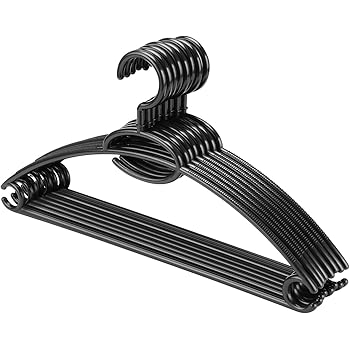 40 cm 10 Unidades Kesper 16811 Color Morado Percha estándar de plástico